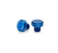 Tapones Embellecedores de Retrovisor Puig para rosca M10 x 125 - Rosca derecha + derecha Azul