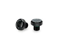 Tapones Embellecedores de Retrovisor Puig para rosca M10 x 125 - Rosca derecha + derecha Negro
