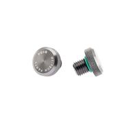 Tapones Embellecedores de Retrovisor Puig para rosca M10 x 125 - Rosca derecha + derecha Titanio