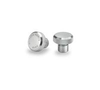 Tapones Embellecedores de Retrovisor Puig para rosca M10 x 125 - Rosca derecha + izquierda Plata