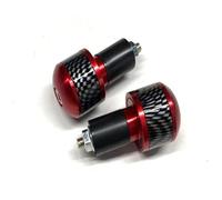 Tapones Extremo Manillar Motocicleta 22 Mm para Ducati para Monster 696 797 821 para Hypermotard 950 para Scramble Tapones Manillar Motocicleta(Rojo)