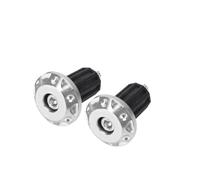 Tapones Extremos Manillar Motocicleta Tapas Deslizantes para Ducati | Para Ducati Tapones de extremo del manillar de la motocicleta(Plata)