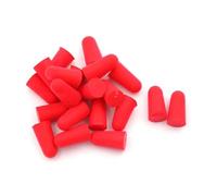 Tapones for los oídos, 10 pares de tapones for los oídos de espuma de PU, tapones for los oídos antirruido, cómodos for estudiar y dormir(negro)(Red)