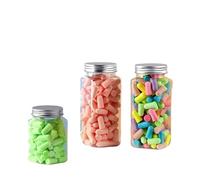 Tapones for los oídos cómodos antiruido, protectores for los oídos con reducción de ruido for dormir, tapones for los oídos de espuma suave, antiruido, 10/24/60 Uds.(Pink 60PCS)