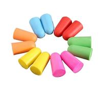 Tapones for los oídos de espuma suave, tapones for los oídos cónicos for viajes, prevención de ruido, se pueden utilizar for aprender, 10 par/paquete