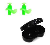 Tapones for los oídos impermeables de silicona suave, protección profesional for los oídos, suplemento Naiant con cancelación de ruido for dormir, 1 par(Green)