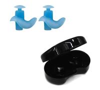 Tapones for los oídos impermeables de silicona suave, protección profesional for los oídos, suplemento Naiant con cancelación de ruido for dormir, 1 par(Blue)