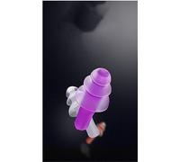 Tapones for los oídos, tapones for los oídos con reducción de ruido, tapones for los oídos Duerma en un dormitorio con tapones for los oídos antirruido (púrpura silencioso + negro nocturno silencioso,