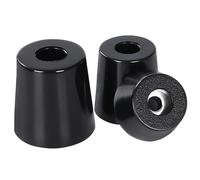 Tapones for tapas de tuberías, patas de muebles, 8 piezas de pies de goma negros for sillas, protectores inferiores de piso, patas antideslizantes for muebles, cubierta for patas de mesa, patas for mu
