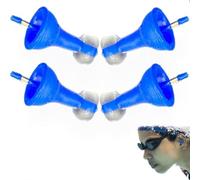 Tapones inflables innovadores para los oídos, tapones líquidos autoadaptables, silicona impermeable ultracómoda, tapones reutilizables con reducción de ruido, ideales para nadar, viajar (2 pcs)