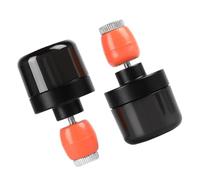 Tapones Manillar Bicicleta - PC Aluminio 15-23mm | Luces Seguridad Impermeables | Iluminación Extremos Modos Múltiples Visibilidad Nocturna Moto Equipo Taller Hogar Herramienta Accesorio Estuche Kit