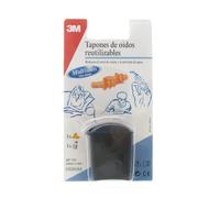 Tapones Oidos 3M Reutilizables Agua 2Ud - Protege tus oídos
