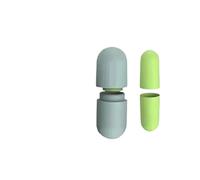 Tapones Oidos Insonorización for dormir, silenciador, rebote lento, protección antirruido, antironquidos(GREEN 10pcs)