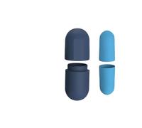 Tapones Oidos Mini insonorización for dormir, silenciador, rebote lento, protección antirruido for estudiar y trabajar(Blue)
