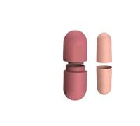Tapones Oidos Mini insonorización for dormir, silenciador, rebote lento, protección antirruido for estudiar y trabajar(Red)