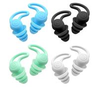 tapones oidos natación, 3 Pares tapones oidos silicona Auditivos Impermeables, Suaves y Cómodos, reutilizables para Piscina, Mar y Deportes Acuáticos, Protección contra Agua y Ruido