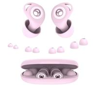 Tapones Oidos Ruido Dormir, Cancelación de Ruido de 45 dB, Tapones Oidos Rreutilizables de Silicona Blanda, 4 Tamaños (XS/S/M/L), Tapones Adecuados para Dormir, Viajar, Concentrarse o Concierto, Rosa