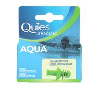 Tapones oídos silicona aqua adulto 2 unidades Quies