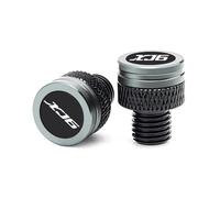 Tapones para agujeros Accesorios Motocicleta CNC Espejo Agujeros Tapones Tornillos Pernos Tapas De Cubierta Para Yamaha XJ6N XJ6 N DIVERSION 1995-2011(Grey)