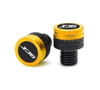 Tapones para agujeros Accesorios Motocicleta CNC Espejo Agujeros Tapones Tornillos Pernos Tapas De Cubierta Para Yamaha XJ6N XJ6 N DIVERSION 1995-2011(Jaune)
