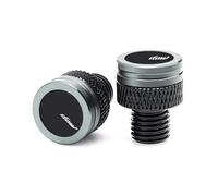 Tapones para agujeros Accesorios Motocicleta CNC Espejo Aluminio Agujero Con Cabezal Para Tornillos Perno Para Honda Shadow VT600 VT750 VT1100 VT400 VT125 VT 125 600 750 1100 400(Grey)