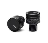 Tapones para agujeros Accesorios Motocicleta CNC Espejo Aluminio Agujero Con Cabezal Para Tornillos Perno Para Honda Shadow VT600 VT750 VT1100 VT400 VT125 VT 125 600 750 1100 400(Nero)