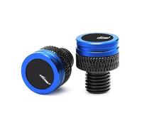 Tapones para agujeros Accesorios Motocicleta CNC Espejo Aluminio Agujero Con Cabezal Para Tornillos Perno Para Honda Shadow VT600 VT750 VT1100 VT400 VT125 VT 125 600 750 1100 400(Blu)