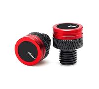 Tapones para agujeros Accesorios Motocicleta CNC Espejo Aluminio Agujero Con Cabezal Para Tornillos Perno Para Honda Shadow VT600 VT750 VT1100 VT400 VT125 VT 125 600 750 1100 400(Rosso)