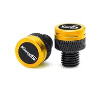 Tapones para agujeros Accesorios Motocicleta M10 * 1,25 Tapones De Orificio Espejo Aluminio Tornillos Pernos Para BMW K1200S K 1200S 2003 2004 2005 2006 2007 2008 2009(Jaune)