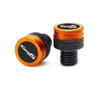 Tapones para agujeros Accesorios Motocicleta M10 * 1,25 Tapones De Orificio Espejo Aluminio Tornillos Pernos Para BMW K1200S K 1200S 2003 2004 2005 2006 2007 2008 2009(Orange)