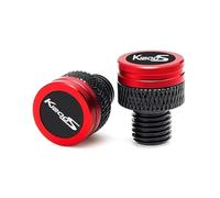 Tapones para agujeros Accesorios Motocicleta M10 * 1,25 Tapones De Orificio Espejo Aluminio Tornillos Pernos Para BMW K1200S K 1200S 2003 2004 2005 2006 2007 2008 2009(Rosso)