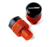 Tapones para agujeros Accesorios Para Cubierta Orificio Espejo Retrovisor Aleación Aluminio CNC De La Motocicleta Para Yamaha XJR1300 XJR 1300 1995 1996 1997 1998 1999 2000 2001(Orange)