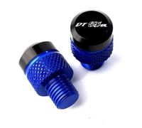 Tapones para agujeros Accesorios Para La Cubierta Del Orificio Espejo Retrovisor De Aleación Aluminio CNC Motocicleta Para Yamaha DT125R DT125RR 2023 2024 2025(Blu)