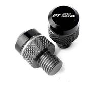 Tapones para agujeros Accesorios Para La Cubierta Del Orificio Espejo Retrovisor De Aleación Aluminio CNC Motocicleta Para Yamaha DT125R DT125RR 2023 2024 2025(Grey)
