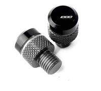 Tapones para agujeros Accesorios Para La Cubierta Del Orificio Espejo Retrovisor De Motocicleta Aleación Aluminio CNC Para Kawasaki Para Versys 1000 2012 2013 2014(Grey)