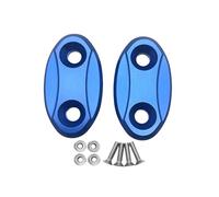 Tapones para agujeros Cubierta Base Espejo Retrovisor Eliminador Accionamiento Parabrisas Del Orificio Para BMW S1000RR S 1000 RR S1000 2009-2019 2018 2017(Blu)