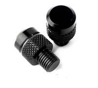 Tapones para agujeros Tornillos Pernos Aluminio CNC Para Motocicleta M10 X 1,25 Tapas Para Orificios Espejo Piezas Para Kawasaki Para Ninja ZX-25R ZX 25R ZX25R 2019 2020 2021 2022(Nero)