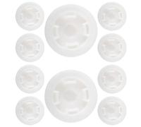 Tapones para bidón de aceite de plástico blanco 200L 20 piezas | Rosca exterior, cierre hermético contra fugas, evita la entrada de residuos, para barriles industriales y uso farmacéutico