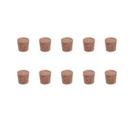 Tapones para botellas cónicos de corcho natural, paquete de, 15MM | Tapones de contenedores pequeños para viales de vidrio, usos de clasificación de recarga de matraces