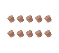 Tapones para botellas cónicos de corcho natural, paquete de, 18MM | Tapones de contenedores pequeños para viales de vidrio, usos de clasificación de recarga de matraces