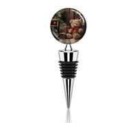 Tapones para botellas de vino, diseño de ramas de árbol de Navidad, muñecos, reutilizables, tapones de champán, tapones de vino, tapones de cerveza Prosecco de vino tinto, sellador, bonitos regalos de