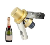 Tapones Para Champán: Tapón Para Botella De Vino Espumoso De 6x3,5 Cm, Tapón Para Botella De Vino De Acero Inoxidable De 60 G, Tapones Para Cava Con Bomba Incorporada | Amplia Gama De Aplicaciones Par