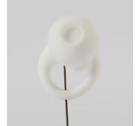 Tapones para dormir, cómodos con cancelación de ruido, 4 pares de almohadillas y una elegante funda para auriculares para conciertos, viajes, disparos, ciclismo de motor (blanco, pequeño)