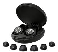 Tapones para dormir, reutilizables | Súper cómodos, adecuados para dormir, concentrarse y viajar, 6 puntas de tapón, reutilizables, con estuche de almacenamiento
