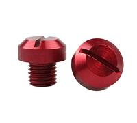 Tapones para Espejo para Motocicleta,2 Tornillos Tapones Ciegos Aluminio - Tornillos la Tapa del tapón Ciego del Espejo retrovisor