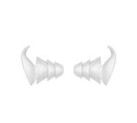Tapones Para Los Oídos 1PAIR 3 Capa Soft Silicone Oreja tapones Tapered Sleep Reducción de ruido Earplugs Aislamiento de sonido Protector Oído Tapones Para Los Oídos Para Dormir (Size : White)