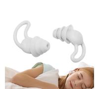 Tapones para los oídos, 2 piezas, ayudante al sueño, tapones para los oídos, silicona, para dormir, oficina, viaje, hotel, apartamento compartido, natación, concierto
