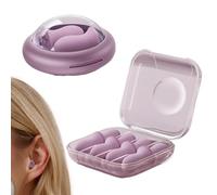 Tapones para los oídos con cancelación de ruido, ajuste cómodo y discreto, diseño nocturno reparador, ideal para dormir, viajar, estudiar, herramienta de protección auditiva para un uso silencioso y