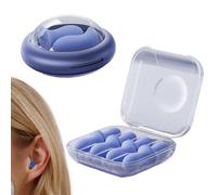 Tapones para los oídos con cancelación de ruido, ajuste cómodo y discreto, diseño nocturno reparador, ideal para dormir, viajar, estudiar, herramienta de protección auditiva para un uso silencioso y