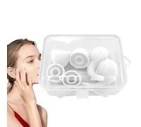 Tapones para los oídos con cancelación de ruido,Tapones para los oídos silenciosos - Protección auditiva reutilizable de 33 dB, para bloqueadores de ronquidos, tapones para